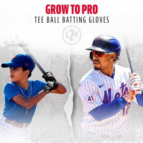 Youth Franklin Sports MLB Grow 2 Pro Baseball Batting Gloves - Primary Image