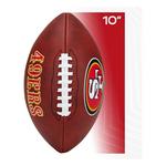 Franklin Sports NFL San Francisco 49ers Youth Junior Size Football - Thumbnail 2 of 6
