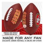 Franklin Sports NFL San Francisco 49ers Youth Junior Size Football - Thumbnail 3 of 6