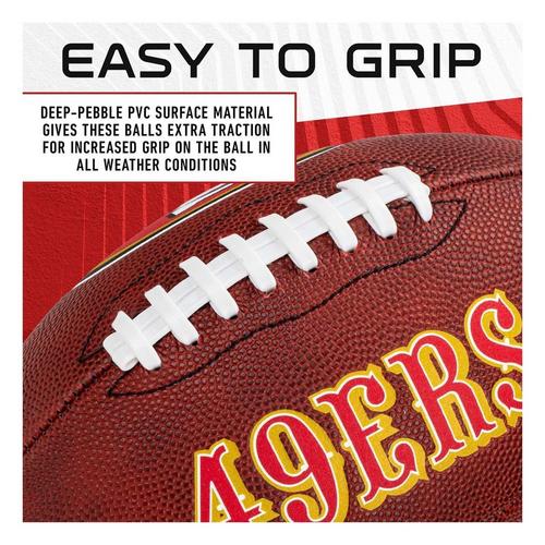 Franklin Sports NFL San Francisco 49ers Youth Junior Size Football - Primary Image