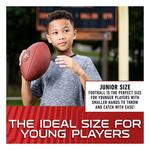 Franklin Sports NFL San Francisco 49ers Youth Junior Size Football - Thumbnail 6 of 6