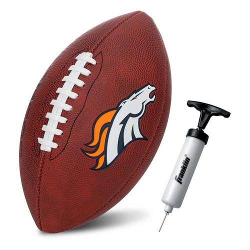 Franklin Sports NFL Denver Broncos Youth Junior Size Football - Primary Image