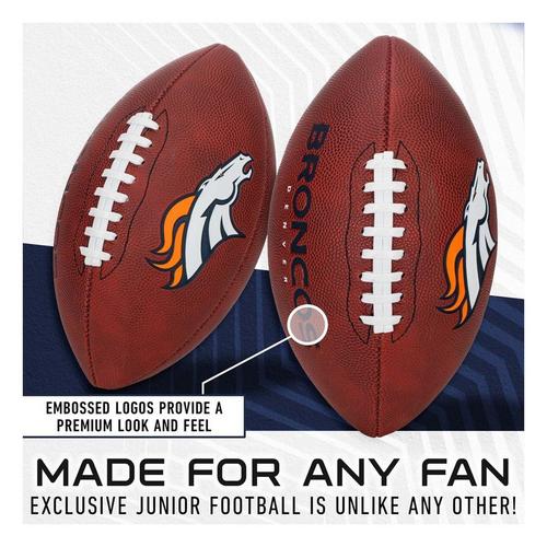 Franklin Sports NFL Denver Broncos Youth Junior Size Football - Primary Image