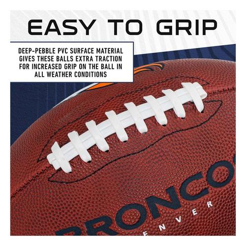 Franklin Sports NFL Denver Broncos Youth Junior Size Football - Primary Image