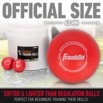 Franklin Sports Soft Training Lacrosse Ball Bucket - Thumbnail 2 of 11