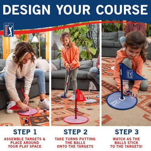 Franklin Sports PGA TOUR Putt N Stick Mini GolfSet - Primary Image