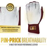 Adult Franklin Sports MLB Powerstrap Infinite Series Baseball Batting Gloves - Thumbnail 10 of 32