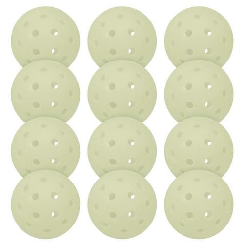 Franklin Glow-in-the Dark Outdoor Pickleballs- 12 Pack - Primary Image
