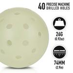 Franklin Glow-in-the Dark Outdoor Pickleballs- 12 Pack - Thumbnail 2 of 7