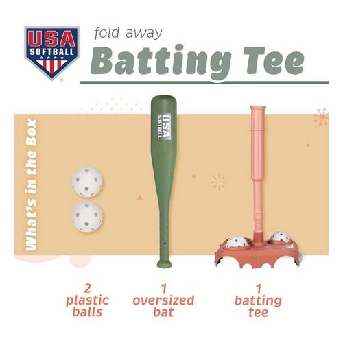 Franklin Sports USA Softball Fold Away Softball Tee - Primary Image