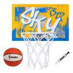 Franklin Sports WNBA Chicago Sky Over the Door Basketball Hoop - Thumbnail 1 of 16