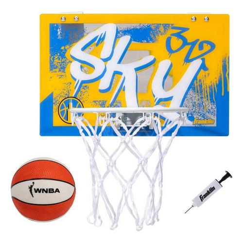 Franklin Sports WNBA Chicago Sky Over the Door Basketball Hoop - Primary Image