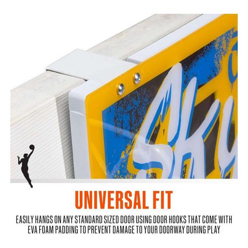 Franklin Sports WNBA Chicago Sky Over the Door Basketball Hoop - Primary Image