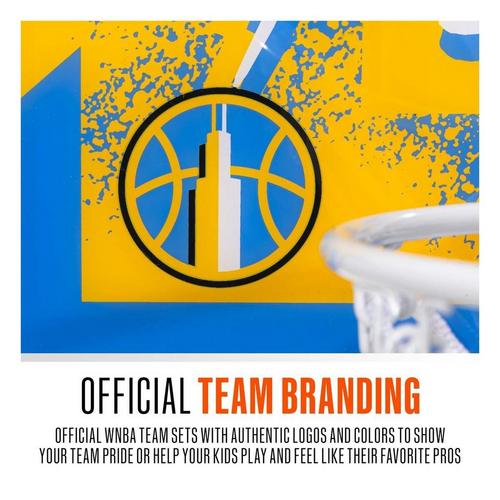 Franklin Sports WNBA Chicago Sky Over the Door Basketball Hoop - Primary Image