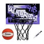 Franklin Sports WNBA Golden State Valkyries Over the Door Basketball Hoop - Thumbnail 1 of 16