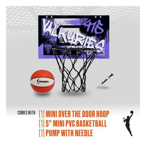 Franklin Sports WNBA Golden State Valkyries Over the Door Basketball Hoop - Primary Image