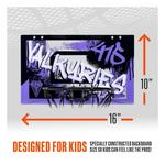 Franklin Sports WNBA Golden State Valkyries Over the Door Basketball Hoop - Thumbnail 4 of 16