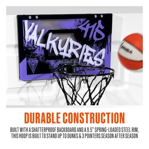 Franklin Sports WNBA Golden State Valkyries Over the Door Basketball Hoop - Primary Image