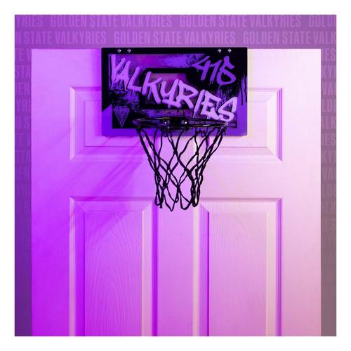 Franklin Sports WNBA Golden State Valkyries Over the Door Basketball Hoop - Primary Image