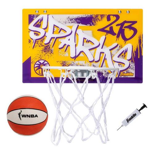 Franklin Sports WNBA LA Sparks Over the Door Basketball Hoop - Primary Image