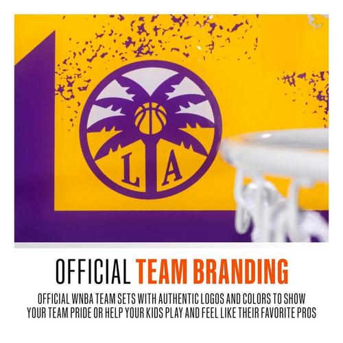 Franklin Sports WNBA LA Sparks Over the Door Basketball Hoop - Primary Image