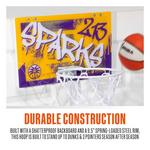 Franklin Sports WNBA LA Sparks Over the Door Basketball Hoop - Thumbnail 7 of 16