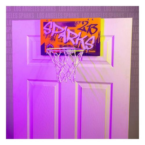 Franklin Sports WNBA LA Sparks Over the Door Basketball Hoop - Primary Image