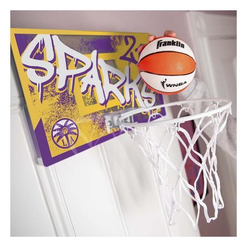 Franklin Sports WNBA LA Sparks Over the Door Basketball Hoop - Primary Image