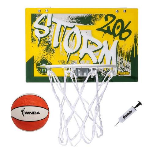 Franklin Sports WNBA Seattle Storm Over the Door Basketball Hoop - Primary Image