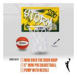 Franklin Sports WNBA Seattle Storm Over the Door Basketball Hoop - Thumbnail 2 of 16
