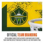 Franklin Sports WNBA Seattle Storm Over the Door Basketball Hoop - Thumbnail 6 of 16