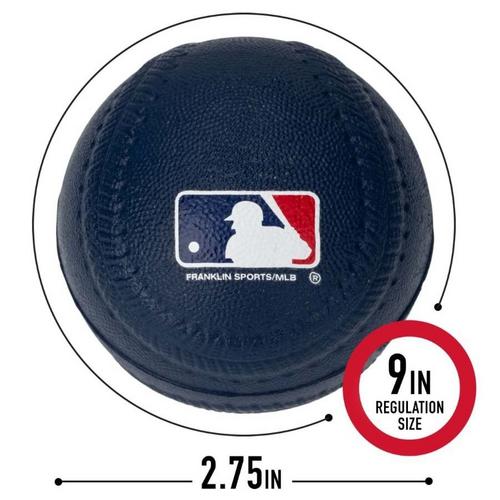 Franklin MLB 70MM Foam Baseball - 3 Pack - Primary Image