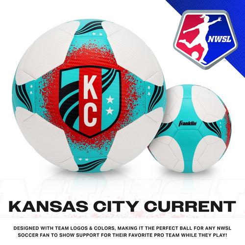 Franklin NWSL Kansas City Current Soccer Ball w/Pump - Primary Image