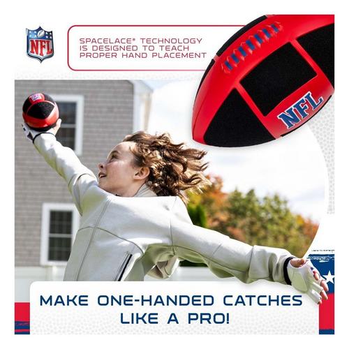 Franklin Sports NFL Sticky Fingers Football + Receiver Gloves Set - Primary Image
