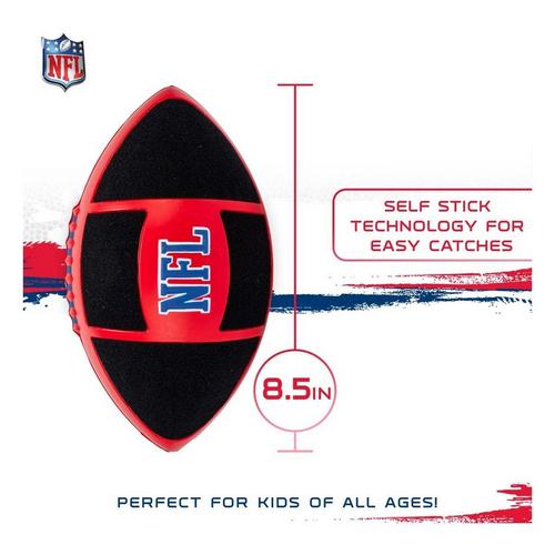 Franklin Sports NFL Sticky Fingers Football + Receiver Gloves Set - Primary Image