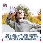 Franklin Sports NFL Sticky Fingers Football + Receiver Gloves Set - Thumbnail 4 of 10