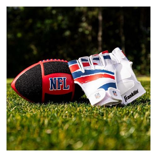 Franklin Sports NFL Sticky Fingers Football + Receiver Gloves Set - Primary Image