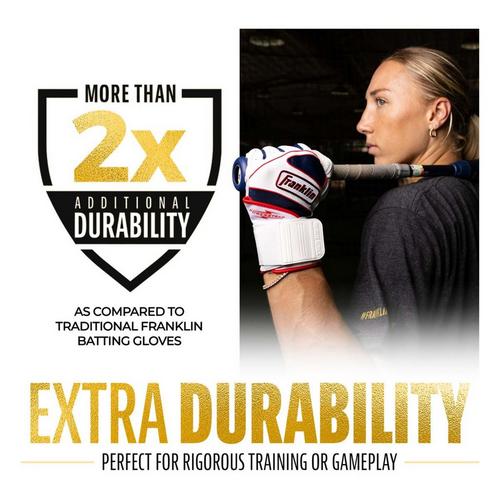 Women's Franklin Powerstrap Infinite Series Softball Batting Gloves - Primary Image