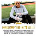 Women's Franklin Powerstrap Infinite Series Softball Batting Gloves - Thumbnail 6 of 8