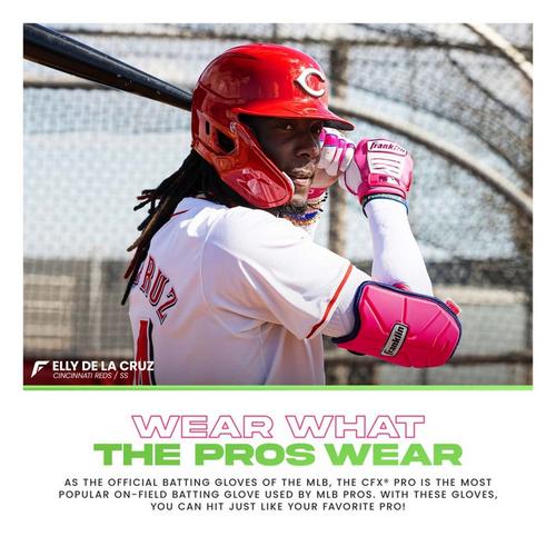 Youth Franklin MLB CFX(R) Pro Baseball Batting Gloves - Primary Image