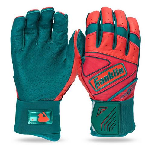 Youth Franklin Sports MLB Powerstrap Infinite Series Baseball Batting Gloves - Primary Image