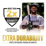 Youth Franklin Sports MLB Powerstrap Infinite Series Baseball Batting Gloves - Thumbnail 3 of 8