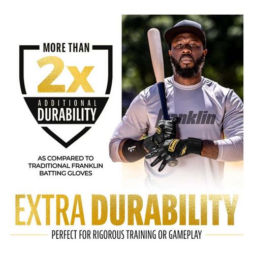 Adult Franklin MLB Powerstrap Infinite Series Baseball Batting Gloves - Primary Image