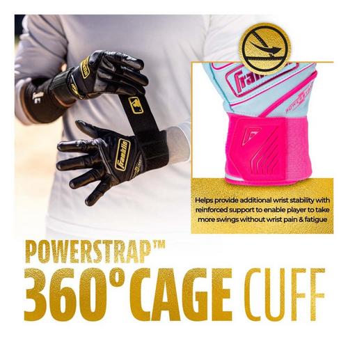 Adult Franklin MLB Powerstrap Infinite Series Baseball Batting Gloves - Primary Image