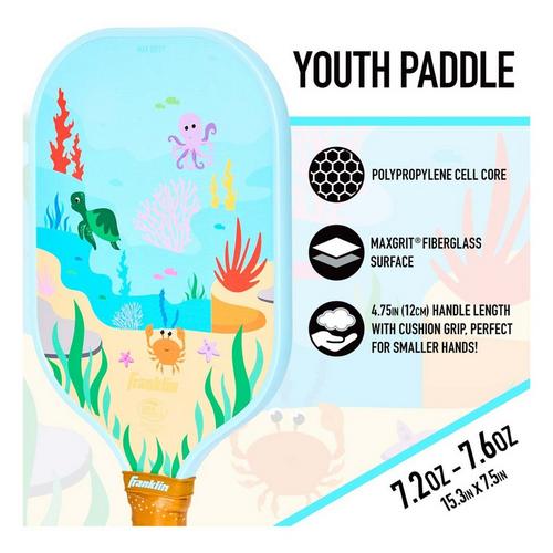 Franklin Sports Rockstar Youth Pickleball Sealife Paddle - Primary Image
