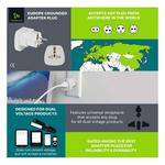 Travelon Europe Grounded Adapter Plug - Thumbnail 3 of 3
