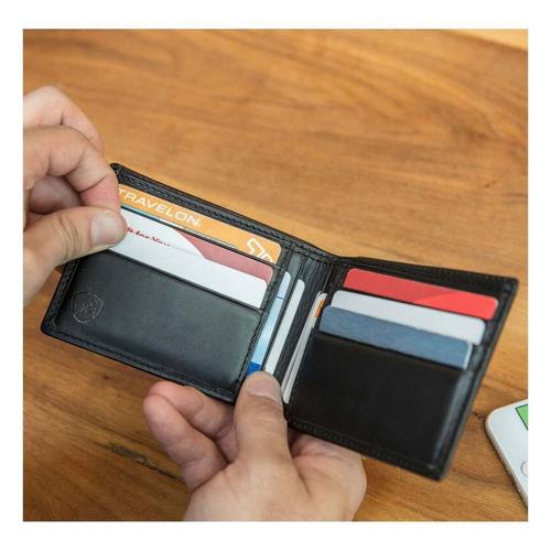 Travelon RFID Leather Billfold Wallet - Primary Image