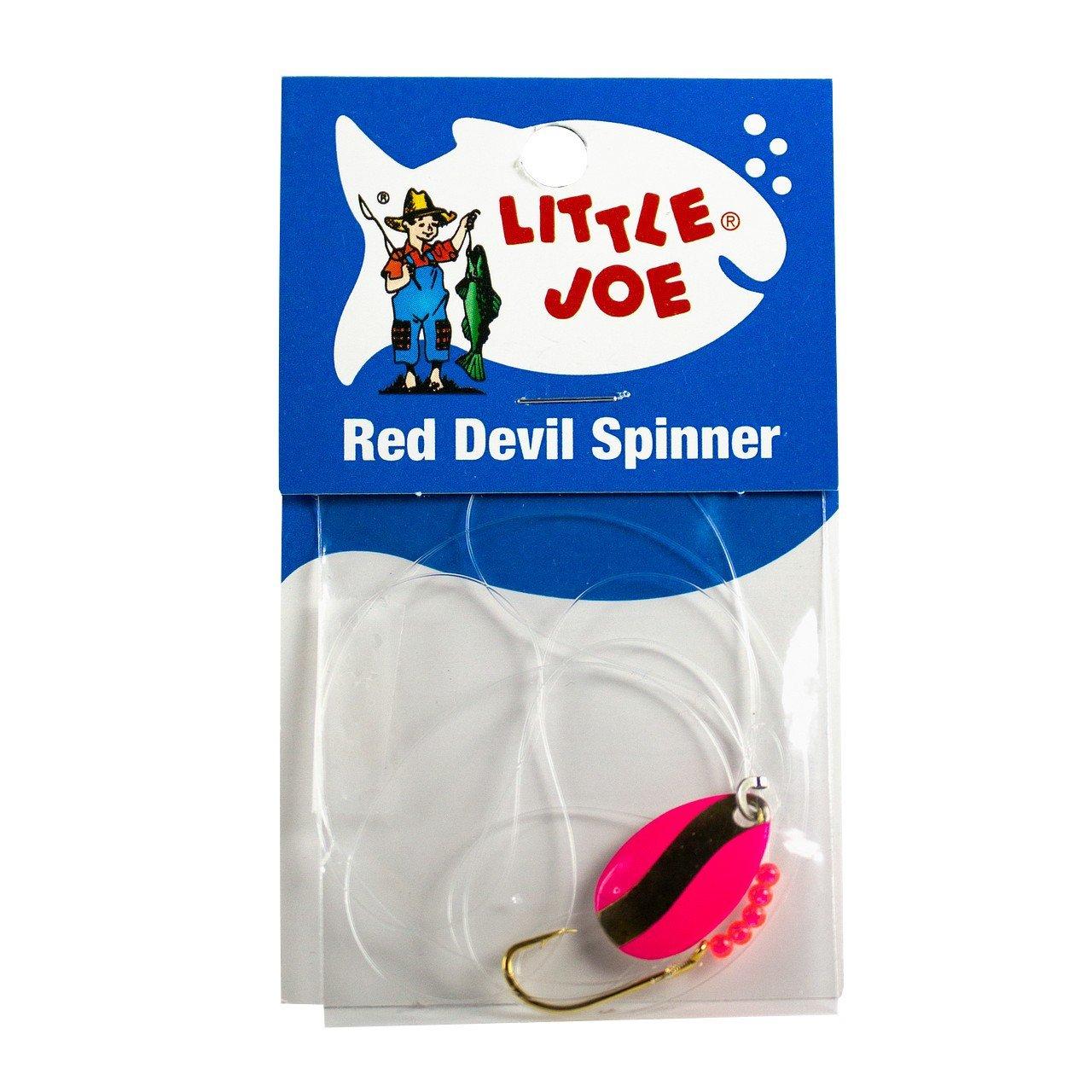 Pink Gold - Little Joe Red Devil Single Hook Spinner