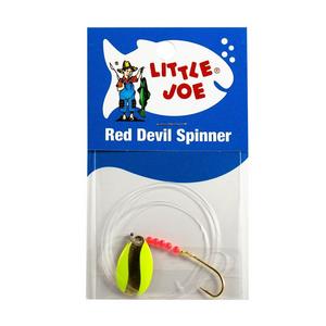 Chartreuse Gold - Little Joe Red Devil Single Hook Spinner