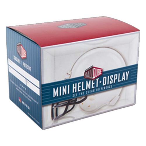 Ballqube Mini-Helmet Clear Square Display Case - Primary Image